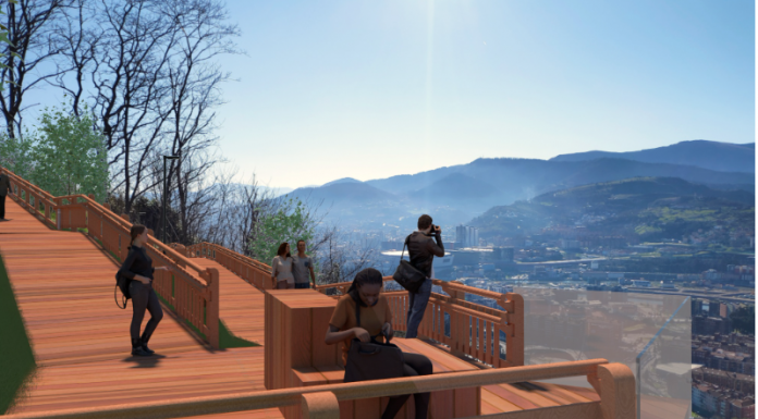El Ayuntamiento de Bilbao conectará el Paseo Mirador de Artxanda con Enekuri a través de pasarelas de madera de más de un kilómetro