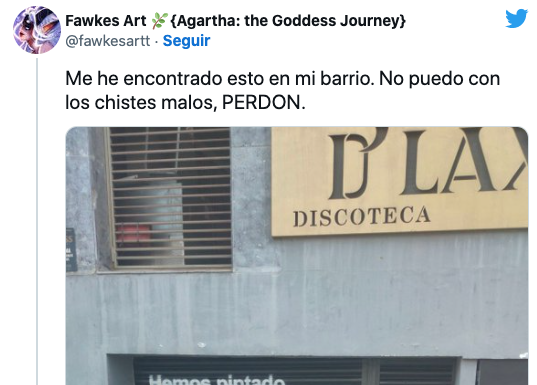 Esta pintada en la persiana de un local de Barcelona está triunfando en las redes