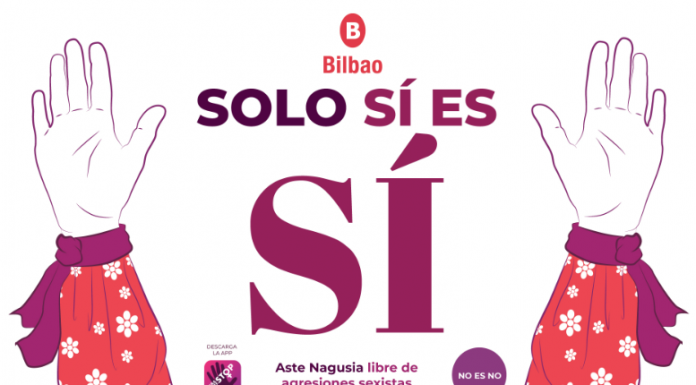 El Ayuntamiento de Bilbao presenta la imagen de la campaña de sensibilización y prevención contra las agresiones sexistas para Aste Nagusia