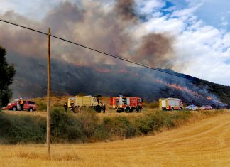 Activado en Bizkaia el aviso amarillo por riesgo de incendios forestales