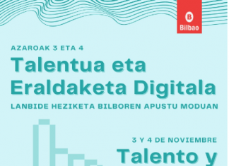 El Ayuntamiento de Bilbao celebará en noviembre dos jornadas sobre ‘Talento y Transformación Digital’