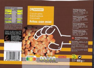 ¡Alerta! Presencia de cuerpos metálicos en varios envases de frutos secos