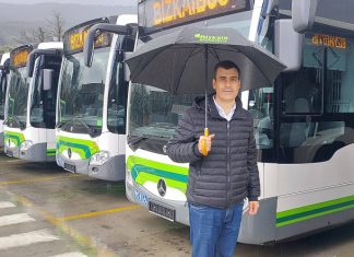 Bizkaibus renueva su flota en Ezkerraldea con 10 autobuses híbridos y sumará 5 más y 2 eléctricos a lo largo del 2022