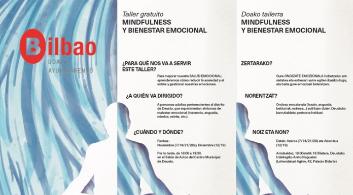 El Área de Salud y Consumo del Ayuntamiento de Bilbao organiza un taller para mejorar la salud emocional de la población