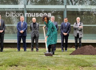 El Museo de Bellas Artes de Bilbao celebra el acto de colocación de la primera piedra de las obras del proyecto de ampliación