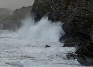 Riesgo marítimo-costero ante la previsión de olas de 4 metros