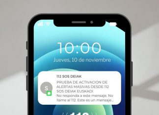 Hoy se pone a prueba en Bilbao el sistema ES-Alert de avisos a la población en casos de gran emergencia o catástrofe