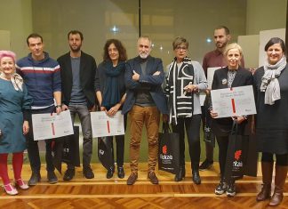 La Diputación Foral de Bizkaia entrega los premios del concurso literario BizkaIdatz XIV