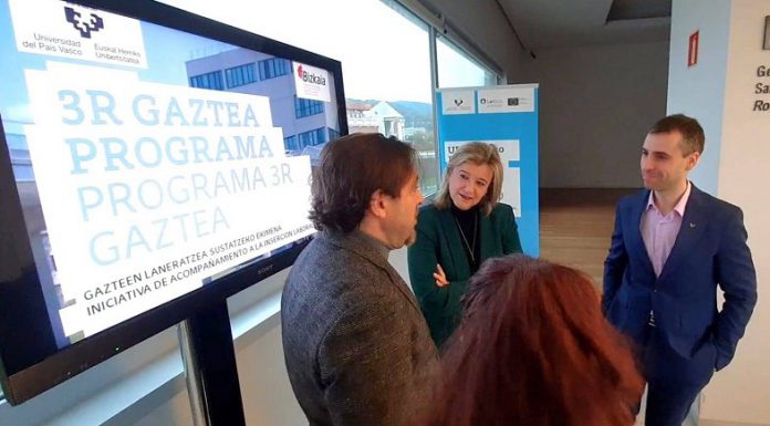 El programa de empleo ‘3R Gaztea’ ha apoyado la inserción laboral de al menos 107 jóvenes con cualificación