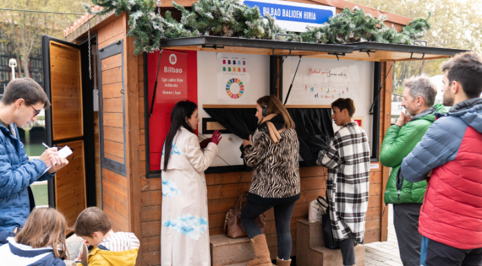 El Ayuntamiento de Bilbao dedica una caseta del Mercado de Navidad a los valores y los Objetivos de Desarrollo Sostenible