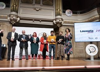 Los Premios Lauaxeta de Honor 2022 galardonan la difusión internacional del conocimiento y uso del euskera