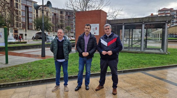 La Diputación de Bizkaia y el Ayuntamiento de Güeñes acuerdan la instalación de un aparcamiento seguro para bicicletas en el municipio