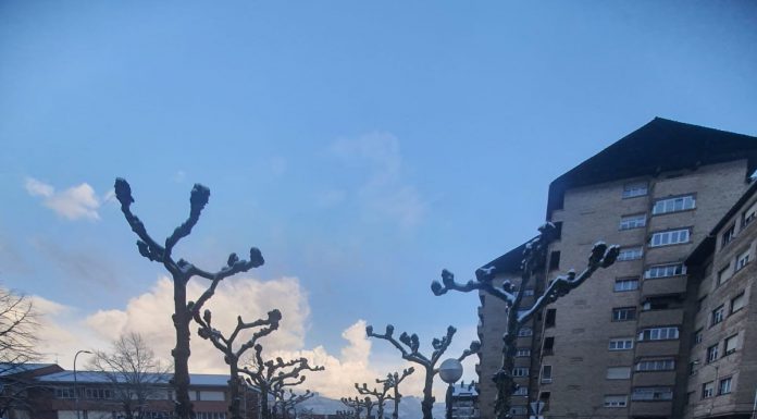 La cota de nieve ascenderá hasta los 1000 metros