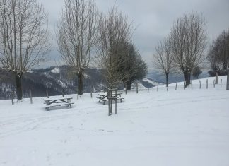 Bizkaia activa la alerta por nieve en el interior y riesgo de granizo en la costa para este sábado