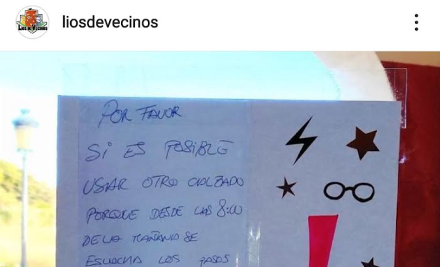 Se queja de escuchar los pasos de su vecino y recibe una respuesta de lo más original