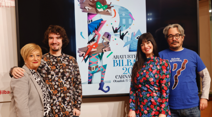 Ylenia Baglietto y Lander Otaola encarnarán a los personajes de Farolín y Zaranbolas los próximos carnavales de Bilbao