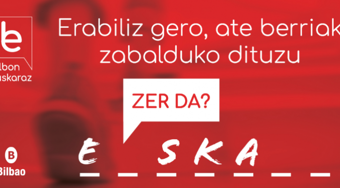 El Ayuntamiento de Bilbao lanza una campaña de sensibilización para animar a la ciudadanía a usar el euskera