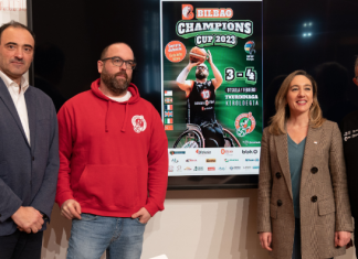 La máxima competición europea de baloncesto en silla de ruedas, la Champions League, vuelve a Bilbao