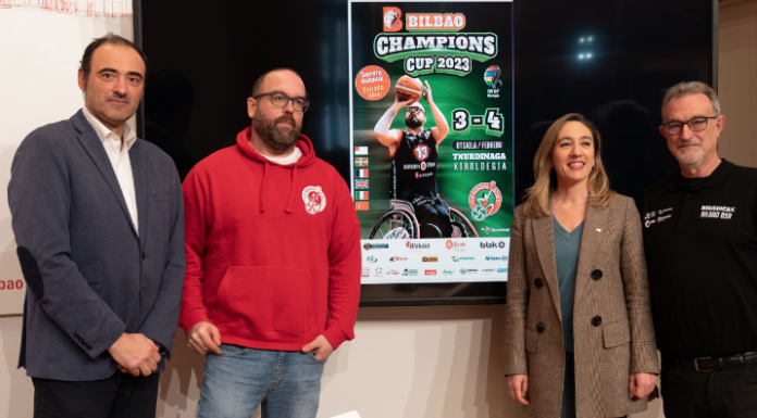 La máxima competición europea de baloncesto en silla de ruedas, la Champions League, vuelve a Bilbao