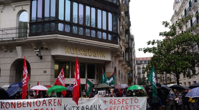 Huelga en Kutxabank