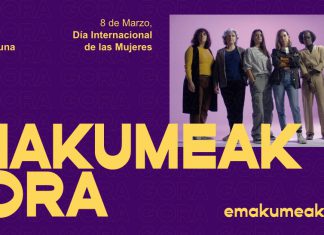 ‘Emakumeak gora!’ es el lema escogido para la campaña del 8M