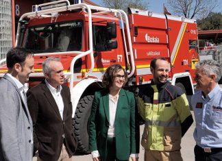 La Diputación Foral de Bizkaia adquiere una nueva autobomba forestal para incorporarla al parque de bomberos y bomberas de Markina