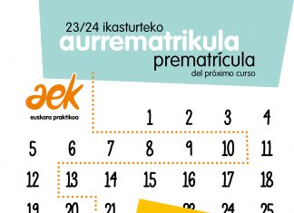AEK tiene en marcha la prematrícula del próximo curso 2023-2024 (oferta especial)