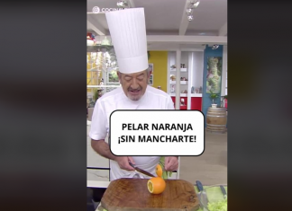 Arguiñano te explica cómo pelar una naranja ¡SIN MANCHARTE!