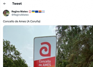 El cartel del Concello de Ames del que todo el mundo habla