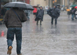 Aviso amarillo por lluvias intensas en el interior de Bizkaia esta tarde