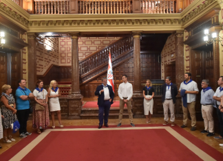 El Athletic Club recibe en Ibaigane al Ayuntamiento de Bilbao