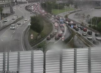 Tres heridos en un accidente de tráfico registrado en Barakaldo