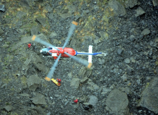 Rescatada una persona caída en una zona de rocas en Muskiz