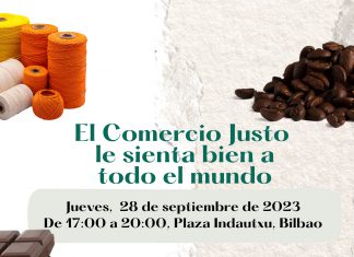 El Ayuntamiento de Bilbao organiza este jueves 28 una jornada de sensibilización para conocer productos de comercio justo