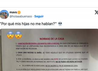 Unos padres establecen unas «normas de la casa» que están dando mucho que hablar