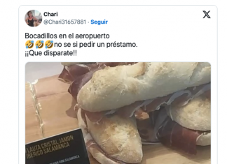 Lo que le ha costado un bocadillo en el aeropuerto se vuelve viral: «¡¡Que disparate!!»