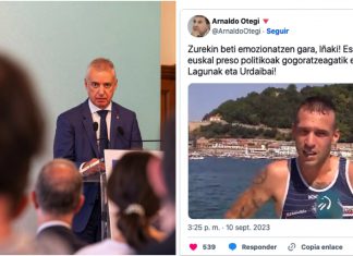 El Lehendakari critica a Otegi y recuerda que en La Concha «había dos personas huérfanas porque ETA asesinó a su padre»