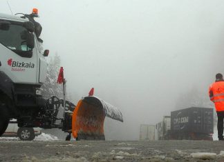 Bizkaia activa el plan de vialidad invernal con 431 profesionales y 90 máquinas quitanieves