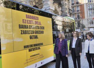 La campaña del 25N de la Diputación de Bizkaia advierte de situaciones socialmente aceptadas que también son violencia machista