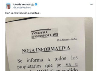 La réplica viral de un vecino cuando anuncian que van a encender la calefacción de la comunidad