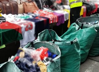 Seis detenidos en Durango por vender artículos textiles falsificados