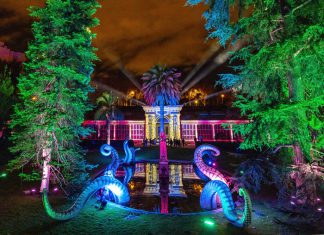 El espectáculo Naturaleza Encendida ilumina por primera vez Bilbao y transforma el Mirador de Artxanda