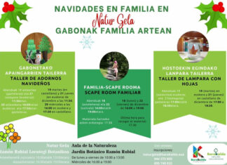 Barakaldo impulsa un programa de actividades navideñas en familia en el Aula de la Naturaleza