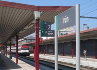 Muere un joven de 24 años al ser arrollado por un tren en Irun