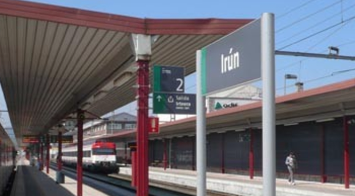 Muere un joven de 24 años al ser arrollado por un tren en Irun