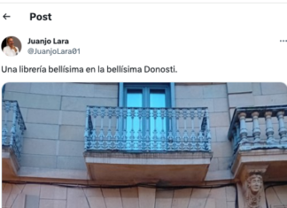 La fotografía de esta «bellísima» librería de San Sebastián arrasa en redes