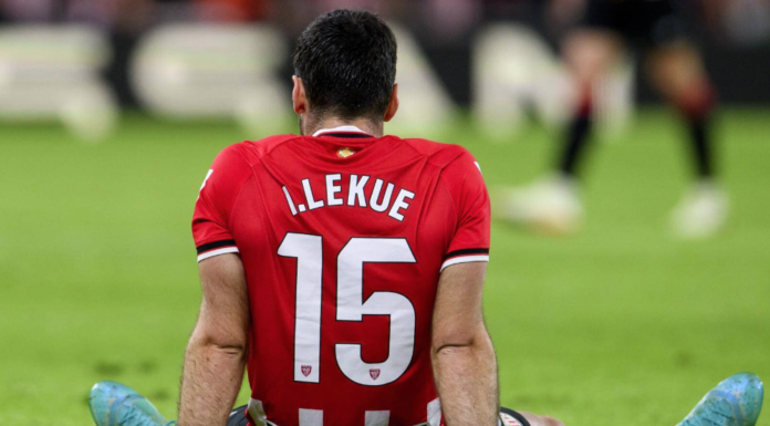 Iñigo Lekue sufre una lesión muscular