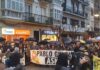 Manifestación en Gernika que reclama la libertad de Pablo González