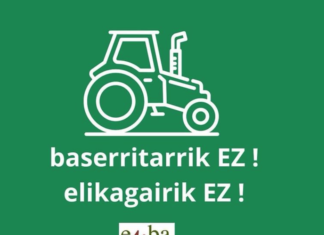 Las tractoradas llegan a Bizkaia