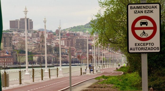 El primer tramo del Bulevar de la Ría en Lamiako ha entrado en servicio